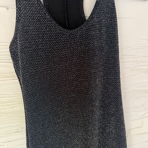 See You Monday | Size S | Black Sparkle Racerback Mini Dress - Picture 4 of 7
